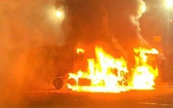 Điều tra nguyên nhân tài xế bị chết cháy trong cabin xe đầu kéo ở Đồng Nai