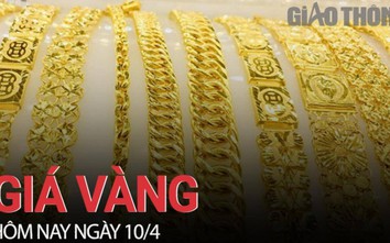 Giá vàng hôm nay 10/4: Đồng loạt giảm giá