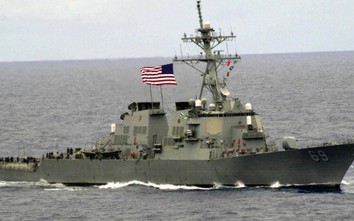 Mỹ đưa tàu khu trục đi qua Eo biển Đài Loan