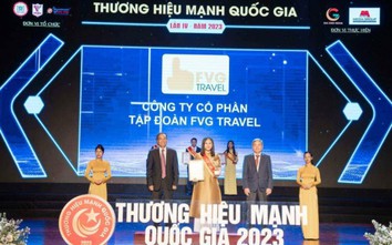 Giải thưởng Thương hiệu mạnh Quốc gia 2023 gọi tên FVG Travel