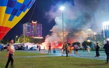 Tuyên Quang: 6 người bị bỏng do khinh khí cầu cháy và phát nổ