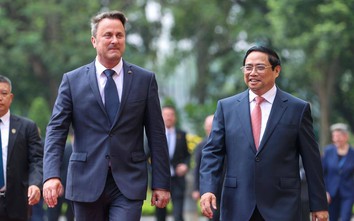 Toàn cảnh lễ đón Thủ tướng Đại Công quốc Luxembourg thăm Việt Nam