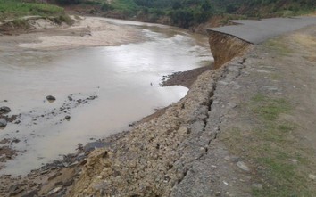 Lâm Đồng cần bố trí 250 tỉ đồng khắc phục sạt lở sông Krông Nô
