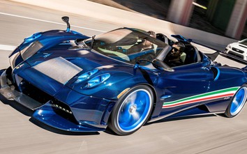 "Thần gió" Pagani Huayra Tricolore siêu hiếm xuất hiện trong phim bom tấn