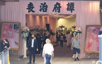 Hình ảnh xúc động trong đám tang người mẫu Thái Thiên Phượng bị sát hại