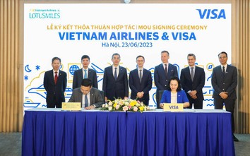 Visa bắt tay Vietnam Airlines để thúc đẩy thanh toán kỹ thuật số