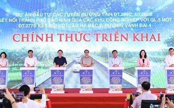 Thủ tướng dự lễ khởi công 3 tuyến đường gần 1.500 tỷ đồng tại Bắc Ninh