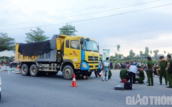 Quảng Ngãi: Xe tải tông xe máy một người tử vong tại chỗ