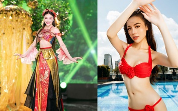 Người đẹp Trà Vinh gây sốt ở vòng thi áo tắm Hoa hậu Hòa bình Việt Nam