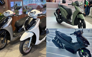 Honda ra mắt 3 mẫu xe máy mới