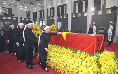 Những hình ảnh xúc động tại Lễ truy điệu Tổng Bí thư Nguyễn Phú Trọng