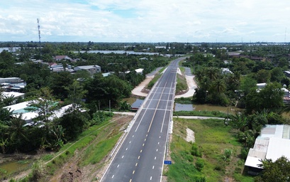 Sắp đến ngày thông xe, tuyến tránh Cao Lãnh hiện thi công ra sao?