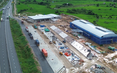 Trạm dừng nghỉ cao tốc Vĩnh Hảo - Phan Thiết bứt tốc về đích