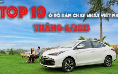 Infographic: TOP 10 ô tô bán chạy nhất Việt Nam