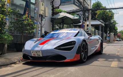 Cận cảnh siêu xe McLaren 720S với màu sơn độc tại Việt Nam