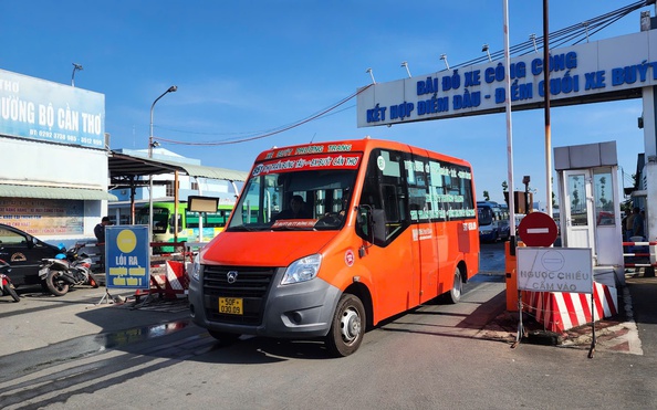 Đưa vào khai thác tuyến xe buýt từ sân bay Cần Thơ đi Sóc Trăng