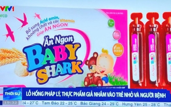 Bộ Y tế cảnh báo 2 sản w88 vin app Ăn ngon Baby Shark và Medi Kid Calcium K2