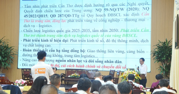 Cần Thơ kỳ vọng trở thành trung tâm logistics của Đồng bằng sông Cửu Long