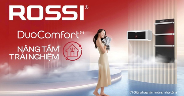 Rossi Duocomfort: Bộ giải pháp làm nóng thông minh cho không gian sống tiện nghi mùa lạnh