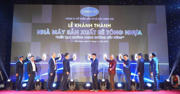 Khánh thành nhà máy bê tông nhựa ứng dụng nhiên liệu khí hóa lỏng đầu tiên tại Việt Nam