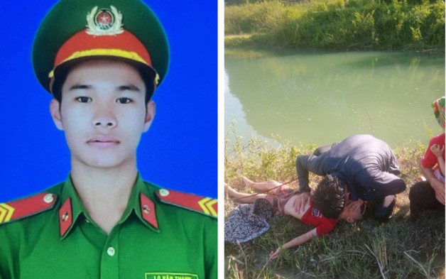 Hạ sĩ công an cứu sống hai cháu nhỏ bị đuối nước ở Lai Châu