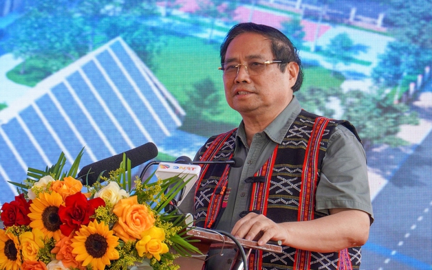 Thủ tướng Phạm Minh Chính dự lễ khởi công dự án trường nội trú liên cấp ở miền núi Đà Nẵng