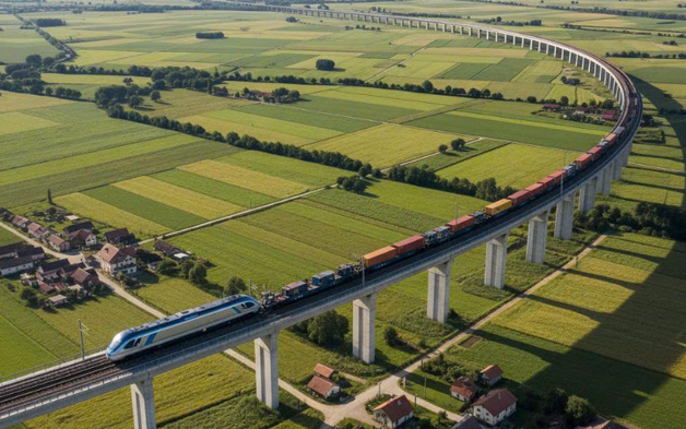 Hướng tuyến đường sắt Bàu Bàng - Cái Mép kết nối “xương sống” logistics Đông Nam Bộ