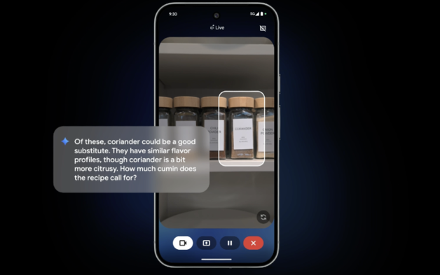 Google nâng cấp AI Gemini Live với loạt tính năng tương tác trực quan