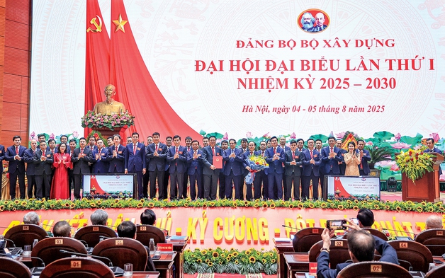 Những hình ảnh đẹp tại Đại hội Đại biểu Đảng bộ Bộ Xây dựng, nhiệm kỳ 2025-2030