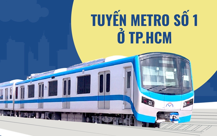 Toàn cảnh tuyến metro số 1 ở TP.HCM