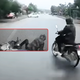 Xe máy sang đường như chỗ không người, bị ô tô đâm ngã