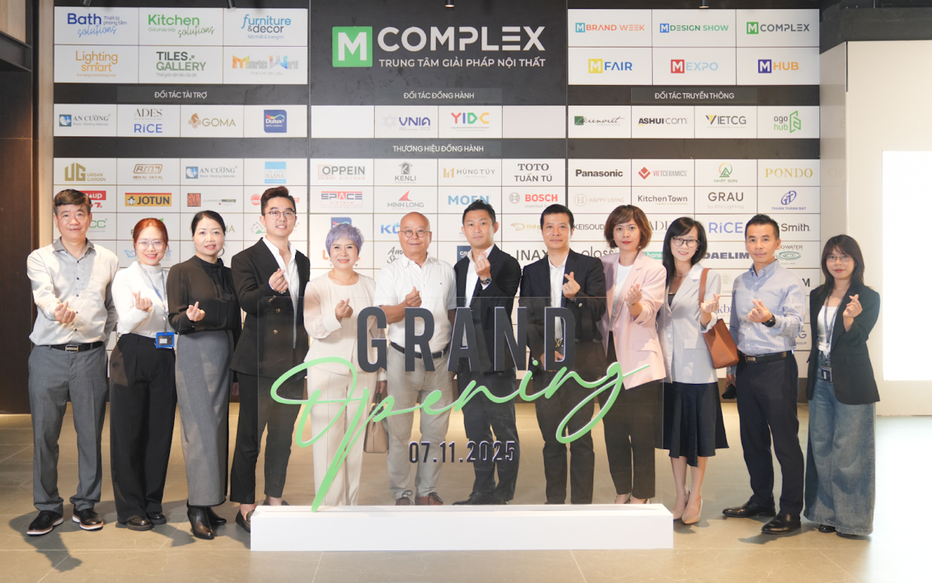 Khai trương Trung tâm vật liệu thiết bị hoàn thiện nội thất MComplex lớn nhất Việt Nam