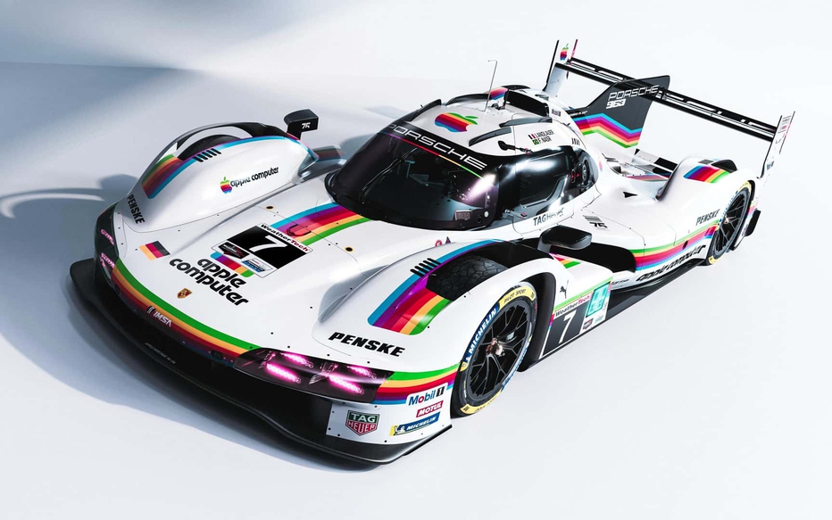 Porsche 963 khoác áo Apple tham gia giải đua tại Mỹ